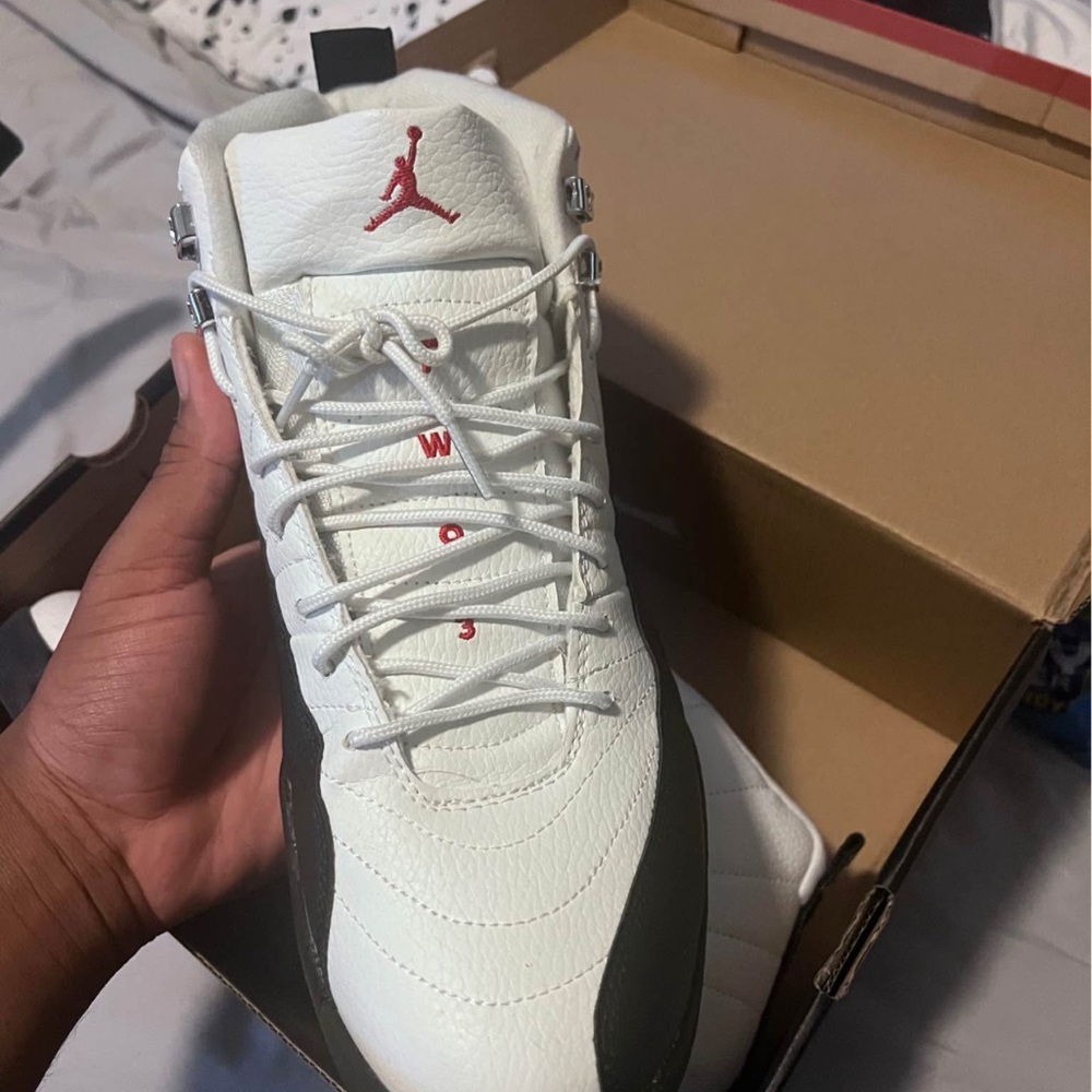 Jordan Men's White and Black Sneakers